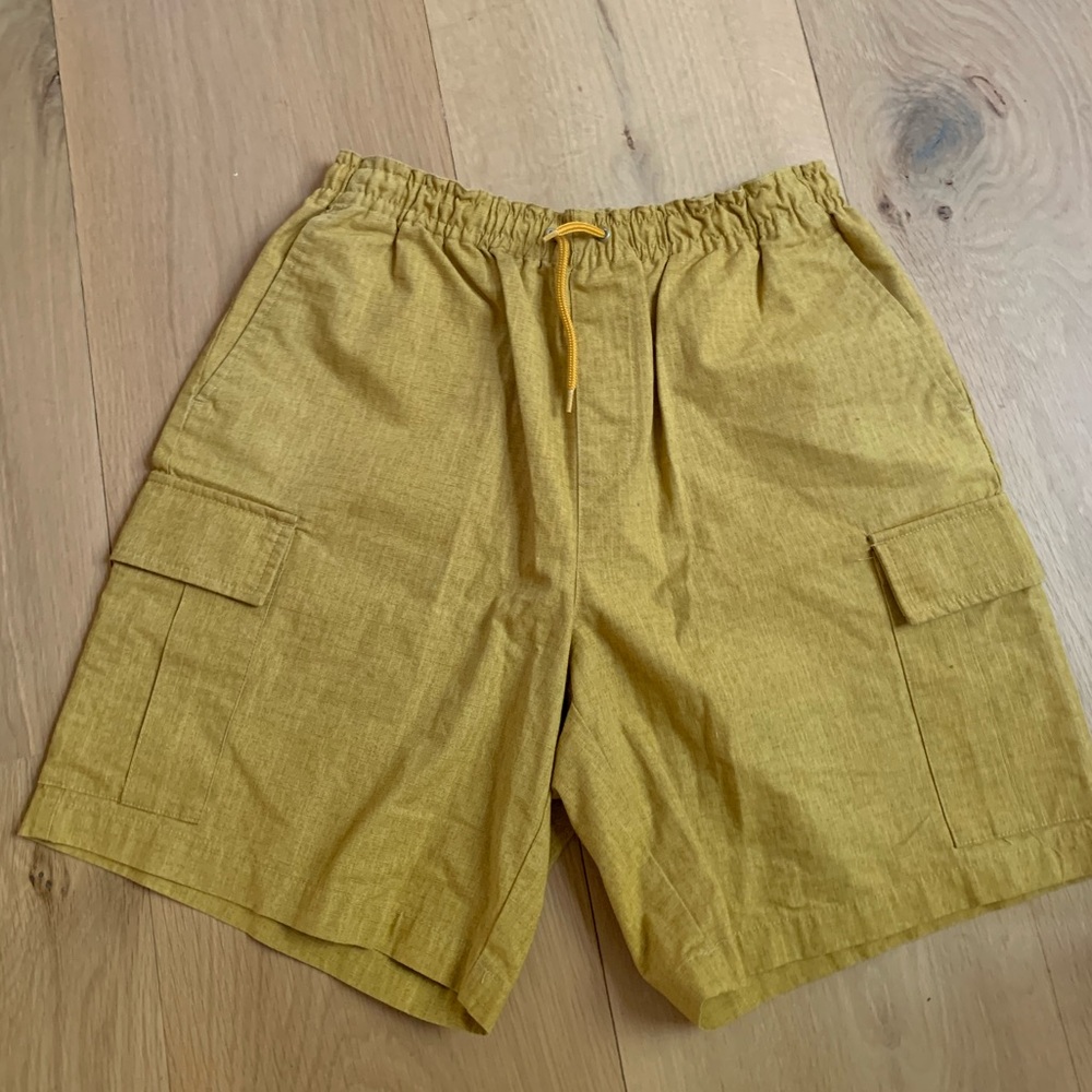 Noah -  Yellow Cargo Shorts